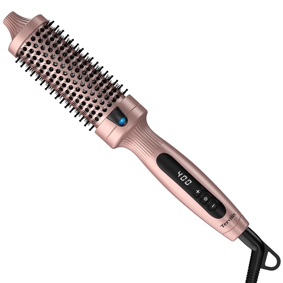 . Other - Thermal Brush Quick Heating Hot Brush, Ceramic Tourmaline Ionic Curling Brush